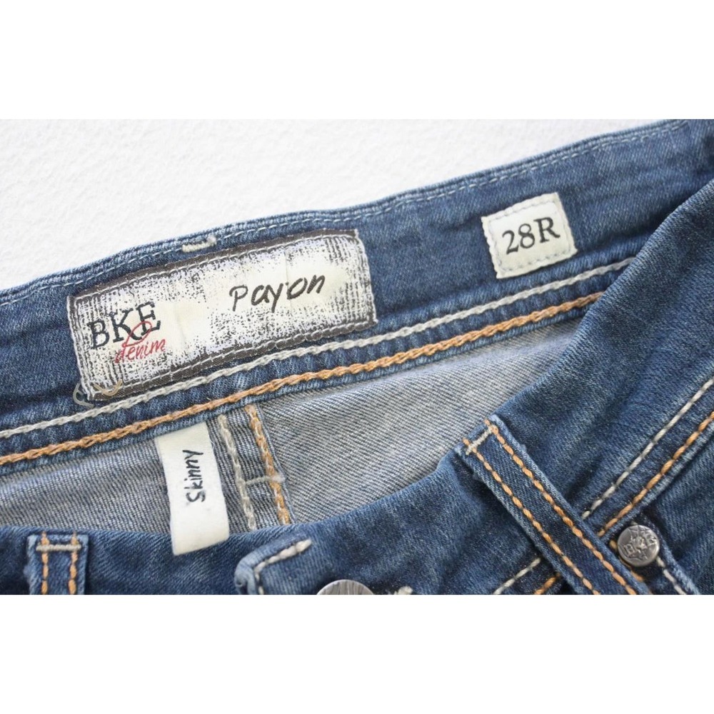 Buckle Black BKE Payton Skinny Stretch Denim Blue Jeans Womens Sz‎ 28 x 32 - Picture 6 of 9